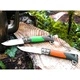 Сгъваем нож Opinel Explore №12, острие 10 см, оранжева дръжка