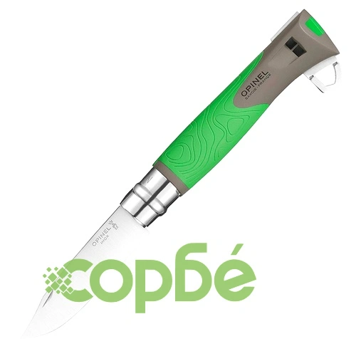 Сгъваем нож Opinel Explore №12, острие 10 см, зелена дръжка ➤ топ цена ➤ sorbe.bg