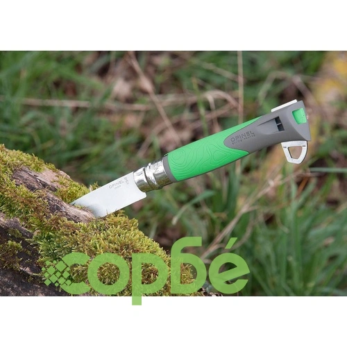 Сгъваем нож Opinel Explore №12, острие 10 см, зелена дръжка ➤ топ цена ➤ sorbe.bg