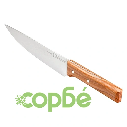 Комплект кухненски ножове Opinel Parallele Olive, 3 бр. ➤ топ цена ➤ sorbe.bg