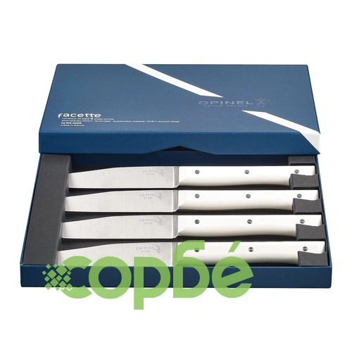 Комплект ножове Opinel Facette White, 4 бр. ➤ топ цена ➤ sorbe.bg
