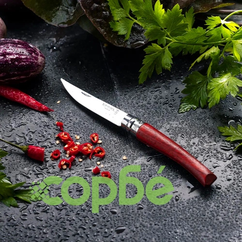 Сгъваем нож Opinel Les Effiles Padouk №8, острие 8.5 см, в кутия ➤ топ цена ➤ sorbe.bg