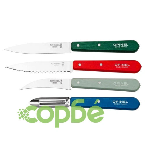 Комплект кухненски ножове и белачка Opinel Les Essentiels - Primo Set ➤ топ цена ➤ sorbe.bg