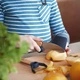 Детски комплект Opinel Le Petit Chef, тъмносин