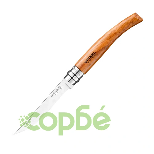 Сгъваем нож New Opinel N°10 Les Effiles + кожен калъф ➤ топ цена ➤ sorbe.bg