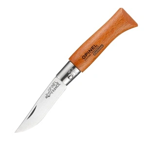 Сгъваем нож Opinel №3 Carbone, острие 4 см.