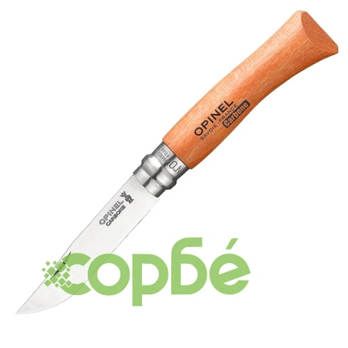 Сгъваем нож Opinel №7 Carbone, острие 8 см ➤ топ цена ➤ sorbe.bg