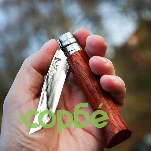 Сгъваем нож Opinel Luxe Padouk №6, острие 7 см ➤ топ цена ➤ sorbe.bg