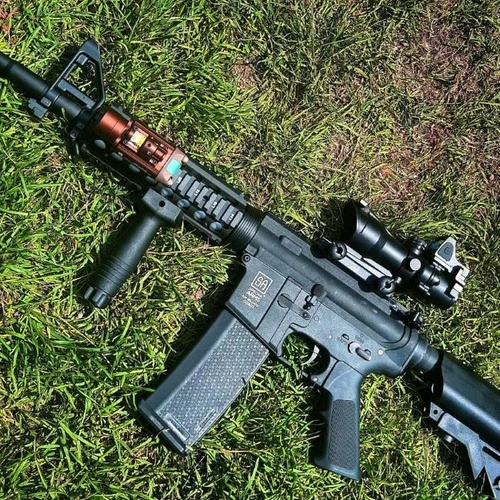 Призматичен прицел Discovery ACOG 4x32 с бързомерец RMR Red Dot ➤ топ цена ➤ sorbe.bg
