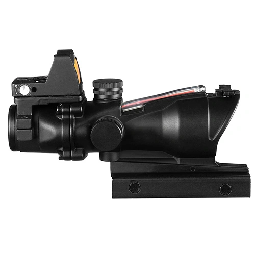 Призматичен прицел Discovery ACOG 4x32 с бързомерец RMR Red Dot ➤ топ цена ➤ sorbe.bg