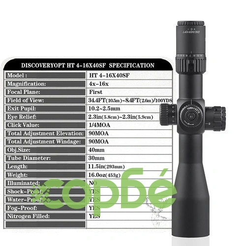 Oптика Discovery Optics HT 4-16X40 SF FPP ➤ топ цена ➤ sorbe.bg