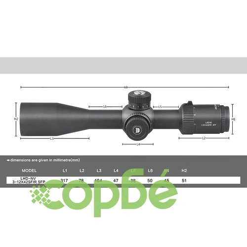 Oптика Discovery Optics LHD-NV 3-12x42 SFIR SFP ➤ топ цена ➤ sorbe.bg