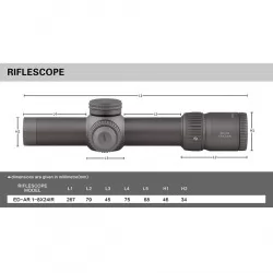 Оптика Discovery Optics ED-AR 1-8x24IR FPP