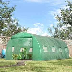 Оранжерия EcoSunny с 2 врати 6х3х2м с армиран найлон (18 кв.м.)