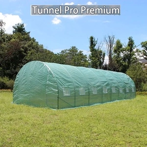 Оранжерия Tunnel Pro Premium с 2 врати 8х3х2м с армиран найлон (24 кв.м.)