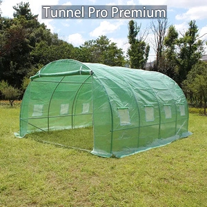 Оранжерия Tunnel Pro Premium с 2 врати 4х3х2м с армиран найлон (12 кв.м.)