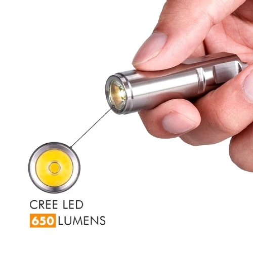 Мощно EDC фенерче Rovyvon Aurora A2 650 лумена за ключодържател ➤ топ цена ➤ sorbe.bg