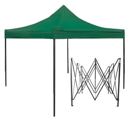 Градинска шатра Tent Pro тип хармоника 3х3, зелена ➤ топ цена ➤ sorbe.bg