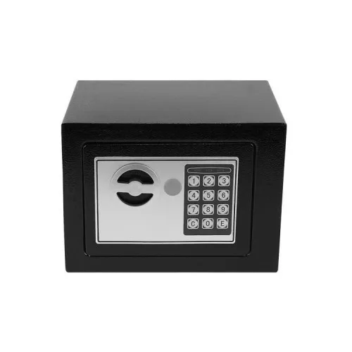 Електронен метален сейф 23 x 17 x 17 см ➤ топ цена ➤ sorbe.bg