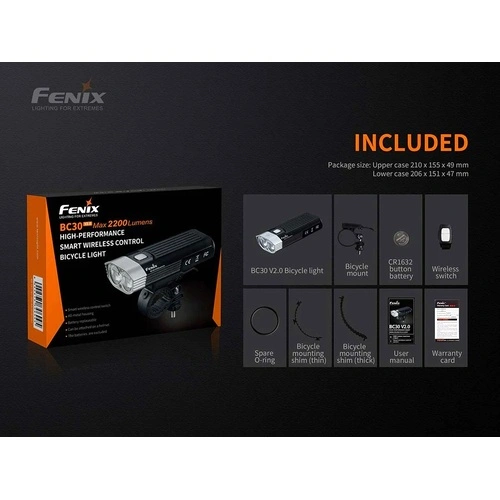 Велосипеден фар Fenix BC30 V2.0 LED ➤ топ цена ➤ sorbe.bg