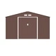 Градинска барака Aria XL цвят Кафява 340х255х210см
