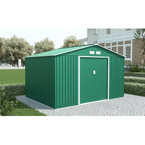 Градинска барака Aria XL цвят Зелена 340х383х210см