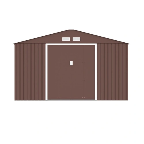 Градинска барака Aria XL цвят Кафява 340х383х210см ➤ топ цена ➤ sorbe.bg