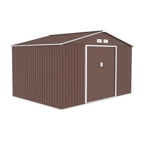 Градинска барака Aria XL цвят Кафява 340х383х210см ➤ топ цена ➤ sorbe.bg