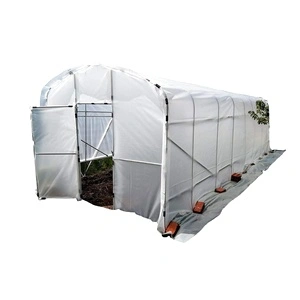 Професионална модулна оранжерия Tunnel Pro System 3 - 24 кв.м. с две врати и проветрение (8x3x2m)
