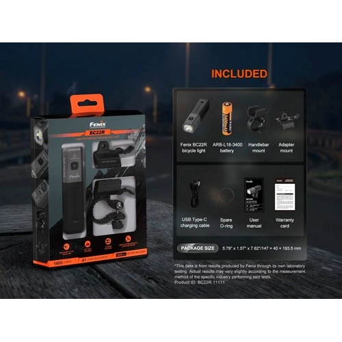 Велосипеден фар Fenix BC22R LED ➤ топ цена ➤ sorbe.bg