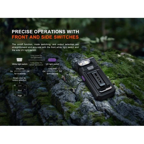 Фенер Fenix SW05R-UV - черен ➤ топ цена ➤ sorbe.bg