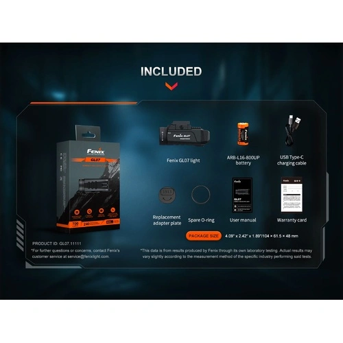 Пистолетен фенер Fenix GL07 - подцевен ➤ топ цена ➤ sorbe.bg