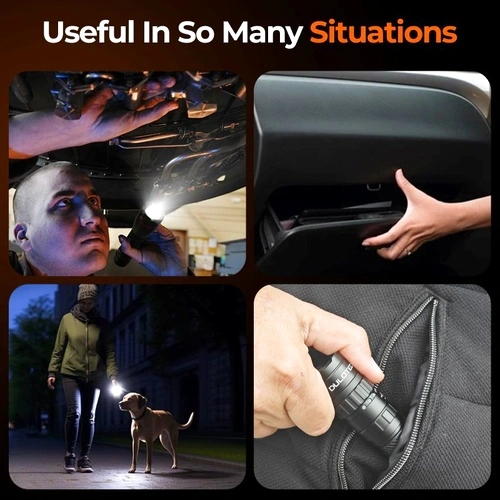 Мощен фенер Dulotec Ringo, 2400 лумена,  до 500 метра с батерия ➤ топ цена ➤ sorbe.bg