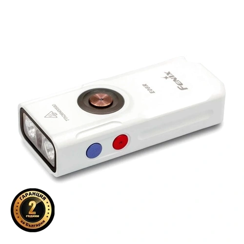 Фенер Fenix E06R за ключодържател - бял ➤ топ цена ➤ sorbe.bg