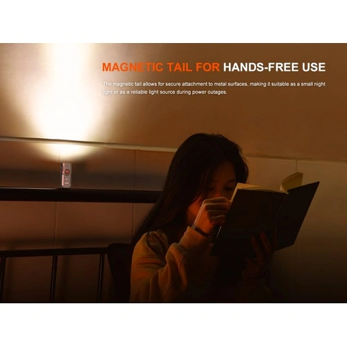 Фенер Fenix E06R за ключодържател - бял ➤ топ цена ➤ sorbe.bg