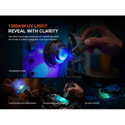 Фенер Fenix E06R  Pro LED - черен ➤ топ цена ➤ sorbe.bg