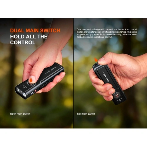 Фенер Fenix E06R  Pro LED - оранжев ➤ топ цена ➤ sorbe.bg