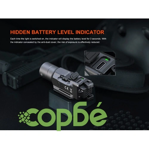 Пистолетен фенер Fenix GL19R V2.0 - подцевен ➤ топ цена ➤ sorbe.bg