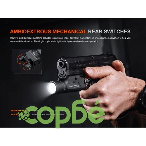 Пистолетен фенер Fenix GL19R V2.0 - подцевен ➤ топ цена ➤ sorbe.bg