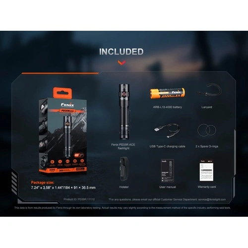 Фенер Fenix PD35R ACE LED ➤ топ цена ➤ sorbe.bg