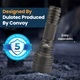 Фенер Dulotec Convoy C8+MAX, до 2200 лумена до 1100 метра, SFT25R диод с батерия и зарядно