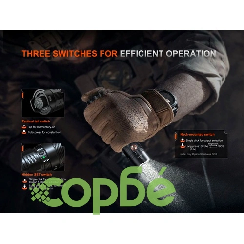 Фенер Fenix PD36R ACE LED ➤ топ цена ➤ sorbe.bg