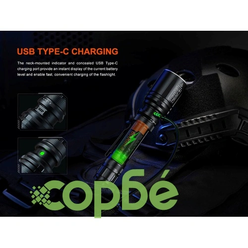 Фенер Fenix TK30R, 1500 м далекобойност, бял лазер, компактен размер  ➤ топ цена ➤ sorbe.bg