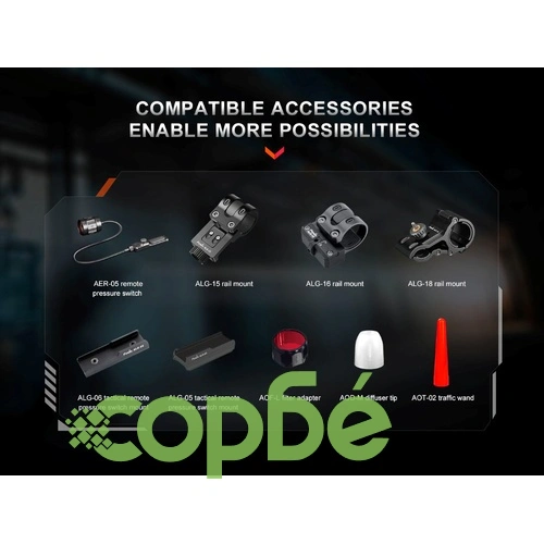 Фенер Fenix TK30R, 1500 м далекобойност, бял лазер, компактен размер  ➤ топ цена ➤ sorbe.bg