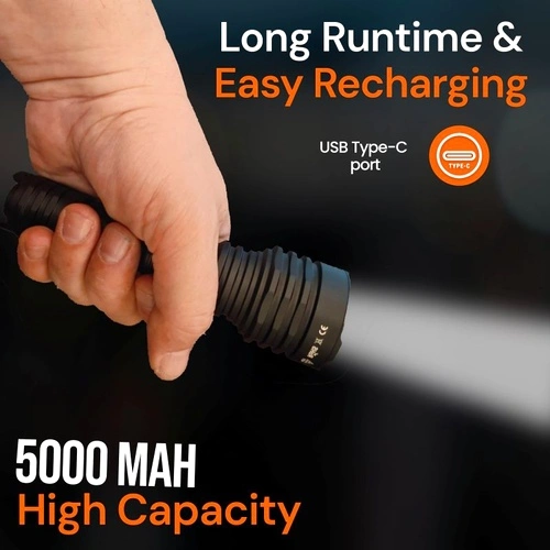 Фенер Dulotec C9 Dominator - 3000лумена до 1000 метра ➤ топ цена ➤ sorbe.bg