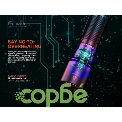 Работен фенер Fenix C7 - зелен ➤ топ цена ➤ sorbe.bg