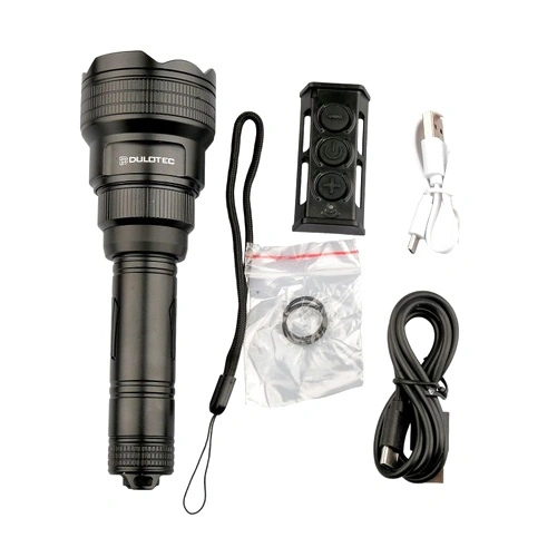 Фенер Dulotec Multi Zoom, 1200 лумена до 1300 метра с дистанционно управление - колиматор ➤ топ цена ➤ sorbe.bg