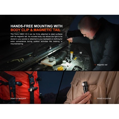 Челник Fenix HM23 V2.0 LED ➤ топ цена ➤ sorbe.bg