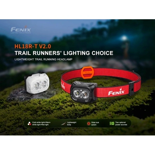 Челник Fenix HL18R-T V2.0 LED - бял ➤ топ цена ➤ sorbe.bg