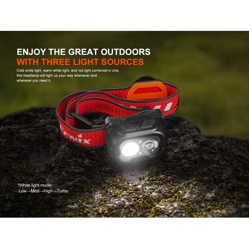 Челник Fenix HL18R-T V2.0 LED - бял ➤ топ цена ➤ sorbe.bg